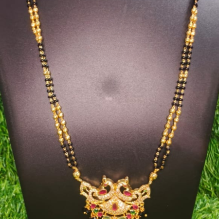 Royal Peacock Charm Mangalsutra