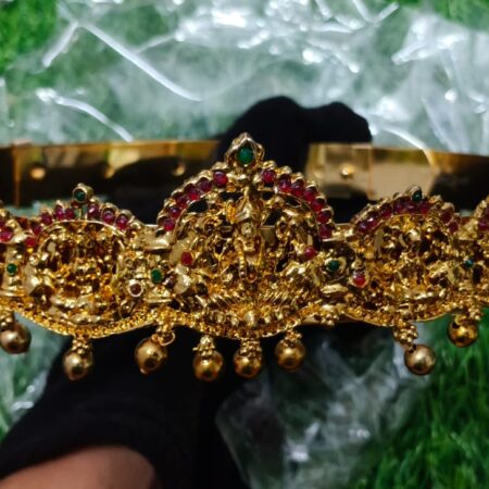 Royal Temple Bridal Vaddanam (Waist Belt)