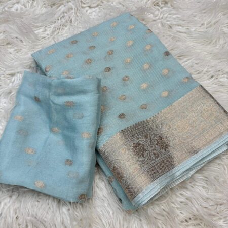 Pure viscose Chinnon saree
