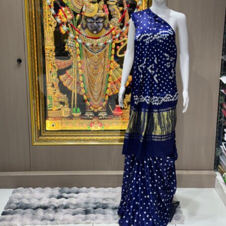 Gaji Silk Original Bandhani Saree